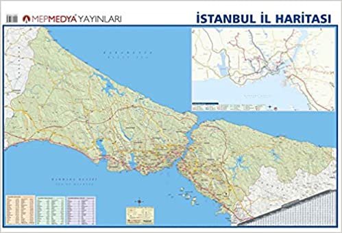 okumak İstanbul İl Duvar Haritası