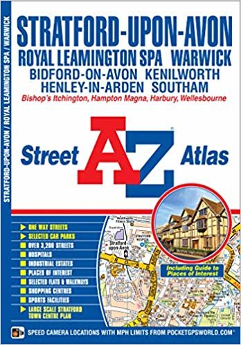 okumak Stratford-upon-Avon &amp; Warwick Street Atlas (A-Z Street Atlas)