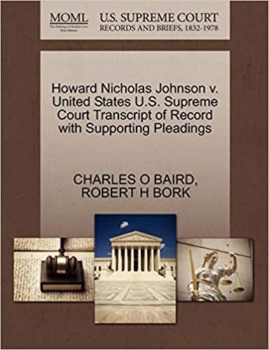 okumak Howard Nicholas Johnson v. United States U.S. Supreme Court Transcript of Record with Supporting Pleadings