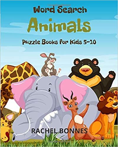 okumak Word search animals puzzle books for kids 5-10: word search kids activity workbooks