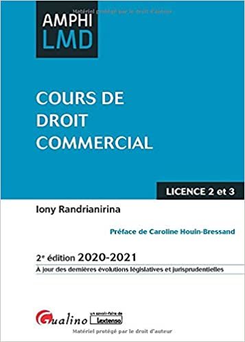 okumak Cours de Droit commercial (2020-2021) (Amphi LMD)