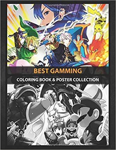 okumak Coloring Book &amp; Poster Collection: Best Gamming Super Smash Bros Wii U 3ds Art 2 Fantasy