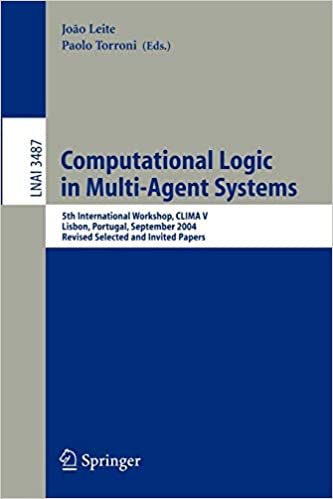 okumak COMPUTATIONAL LOGIC IN MULTI-AGENT SYSTEMS : 5TH INTERNATIONAL WORKSHOP, CLIMA V
