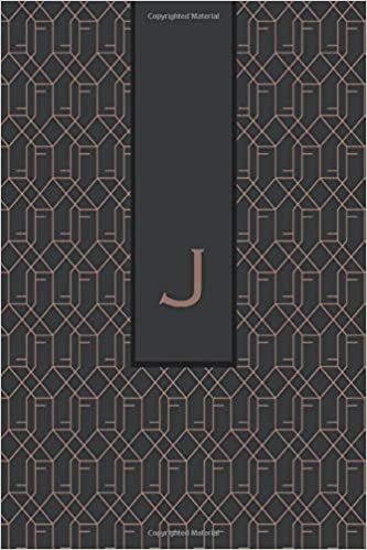 okumak J: Monogram Initial &quot;J&quot; for Man, Woman / Medium Size Notebook with Lined Interior, Page Number and Date Ideal for Taking Notes, Journal, Diary, Daily ... and Appointments (Brown Monograms, Band 10)