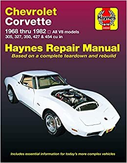 okumak Chevrolet Corvette (68 - 82) (USA service &amp; repair manuals)