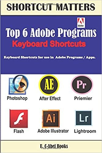 okumak Top 6 Adobe Programs Keyboard Shortcuts.: Volume 29 (Shortcut Matters)