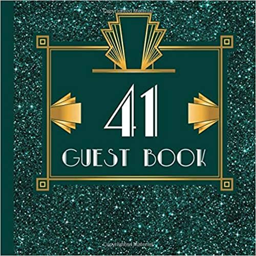 okumak 41 Guest Book: Teal Guest Book Includes Gift Tracker and Picture Pages to Create a Lasting Keepsake to Treasure Forever
