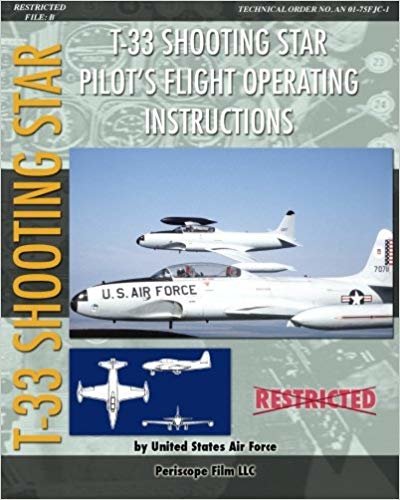 okumak T-33 Shooting Star Pilots Flight Operating Instructions