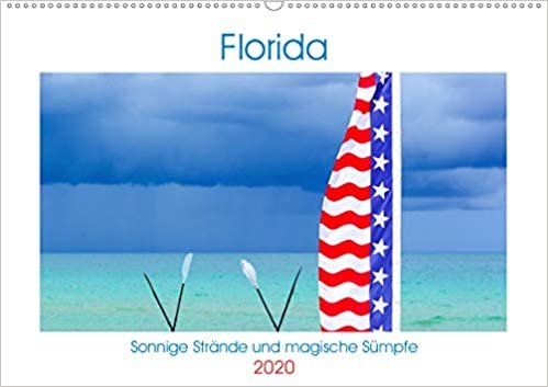okumak Florida - Sonnige Strände und magische Sümpfe (Wandkalender 2020 DIN A2 quer): Traumhafte Landschaften und wilde Tiere im Südosten der USA (Monatskalender, 14 Seiten )