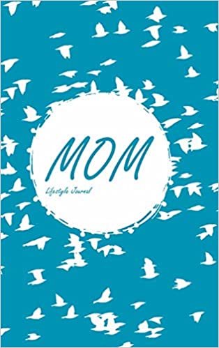 Mom Lifestyle Journal, Write-in Notebook, Dotted Lines, 288 Pages, Wide Ruled, 6 x 9 Inch (A5) Hardcover (Royal Blue)