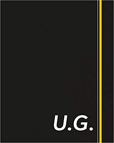 okumak U.G.: Classic Monogram Lined Notebook Personalized With Two Initials - Matte Softcover Professional Style Paperback Journal Perfect Gift for Men and Women
