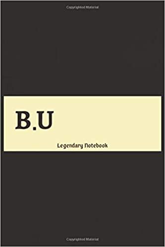 okumak B.U : Brouwn Monogram Personalized Notebook With Two Initials.: Matte Soft Cover Professional Style, And Geometric Design for Men &amp; Women with 120 Blank Wide Lined Pages