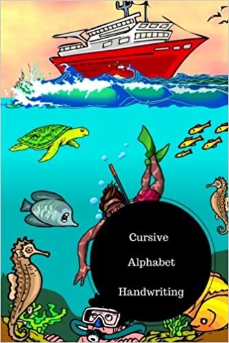 okumak Cursive Alphabet Book: Cursive Lessons. Handy 6 in by 9 in Notebook Journal . A B C in Uppercase &amp; Lower Case. Dotted, With Arrows And Plain