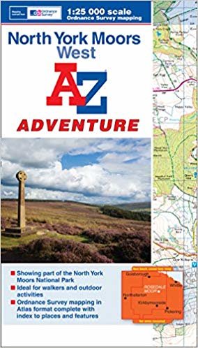 okumak North York Moors (West) Adventure Atlas