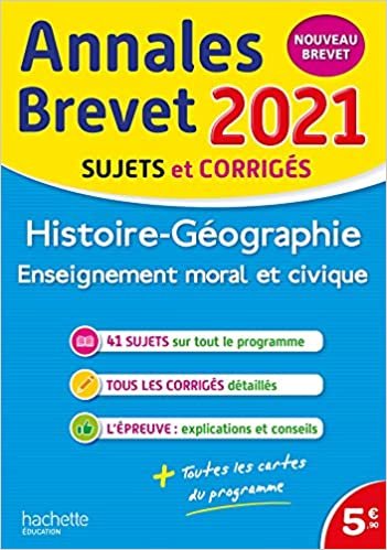 okumak Annales Brevet 2021 Histoire-Géographie-EMC (Annales du Brevet)