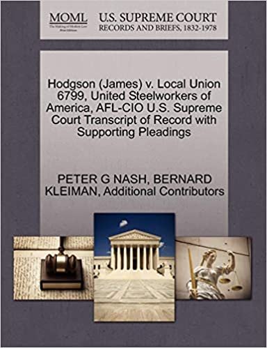 okumak Hodgson (James) v. Local Union 6799, United Steelworkers of America, AFL-CIO U.S. Supreme Court Transcript of Record with Supporting Pleadings
