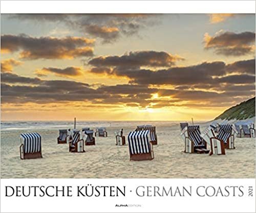 okumak Deutsche Küsten 2021 - Bild-Kalender XXL 60x50 cm - Nordsee - Ostsee - Landschaftskalender - Natur-Kalender - Wand-Kalender - Alpha Edition