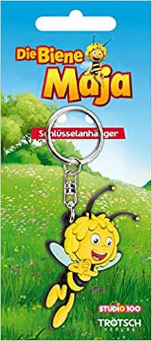 okumak 3 D Schlüsselanhänger Die Biene Maja, Willi, Flip, Grashüpfer, Honig