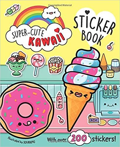 okumak Super-Cute Kawaii Sticker Book
