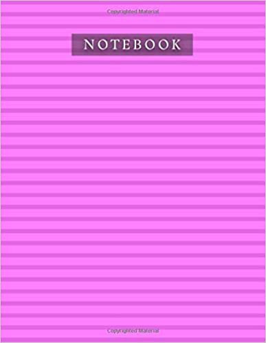 okumak Notebook Magenta Color Horizontal Line Baby Elephant Pattern Background Cover: Life, Organizer, 110 Pages, Daily, 21.59 x 27.94 cm, Planner, Journal, 8.5 x 11 inch, A4, Bill