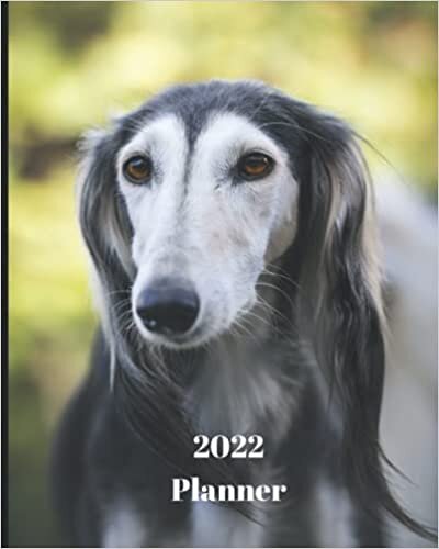 okumak 2022 Planner: Greyhound Dog -12 Month Planner January 2022 to December 2022 Monthly Calendar with U.S./UK/ Canadian/Christian/Jewish/Muslim Holidays– ... in Review/Notes 8 x 10 in.- Dog Breed Pets