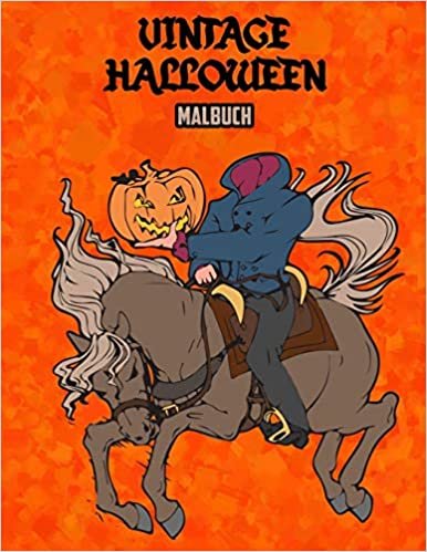 okumak Vintage Halloween Malbuch