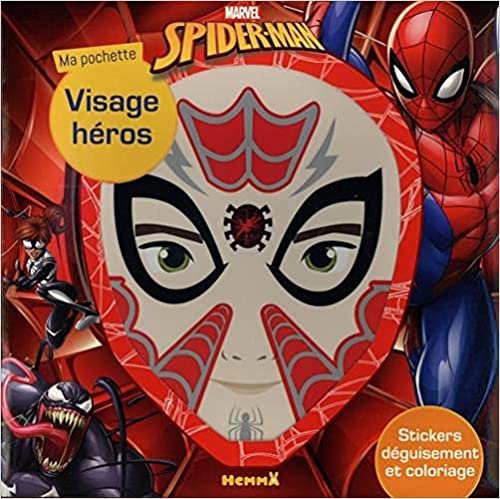 okumak Marvel Spider-Man Ma pochette visage héros (Ma pochette visages héros)