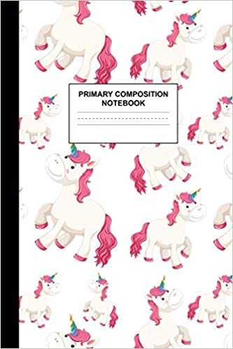okumak Primary Composition Notebook: Writing Journal for Grades K-2 Handwriting Practice Paper Sheets - Amazing Unicorn School Supplies for Girls, Kids and ... 1st and 2nd Grade Workbook and Activity Book