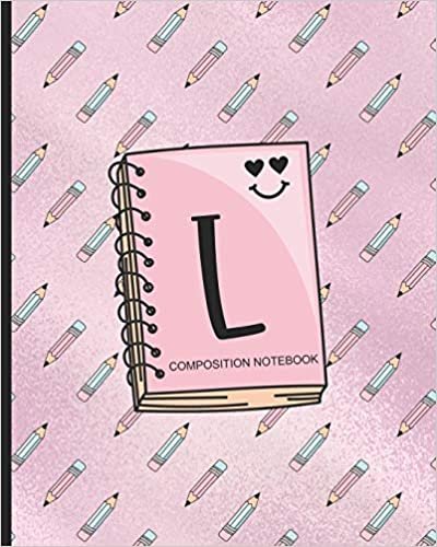 okumak Composition Notebook L: Monogrammed Initial Primary School Wide Ruled Interior Notebook