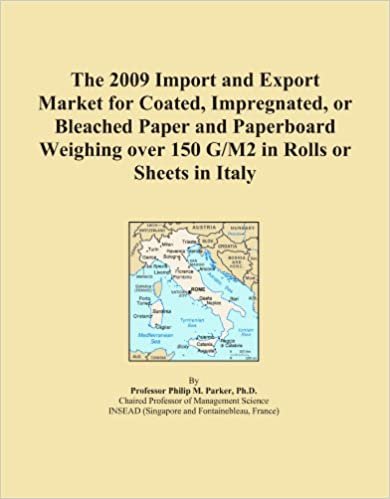 okumak The 2009 Import and Export Market for Coated, Impregnated, or Bleached Paper and Paperboard Weighing over 150 G/M2 in Rolls or Sheets in Italy