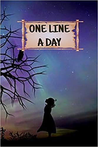 okumak One Line A Day: Great Lined Notebook | Size 6 x 9 | Journal 365 Pages. Gift Idea and easy way to record funny, loving, sad, happy or poignant moments ... entries, note taking for you or a loved one.
