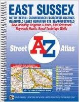 okumak East Sussex Street Atlas (A-Z Street Atlas)
