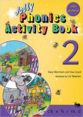 okumak Jolly Phonics Activity Book 2: c k, e,h,r,m,d