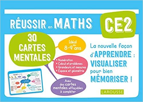 okumak Cartes mentales Maths CE2 (Parascolaire)