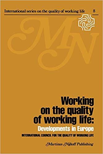 okumak Working on the quality of working life : Developments in Europe : 8