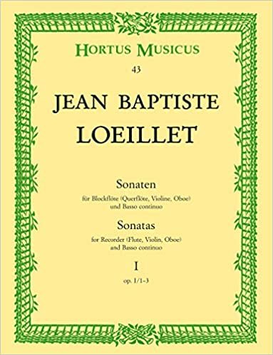 okumak Sonaten für Blockflöte und Basso continuo. Heft 1. Sonatas for Recorder and Basso continuo 1. Spielpartitur(en), Stimme(n)