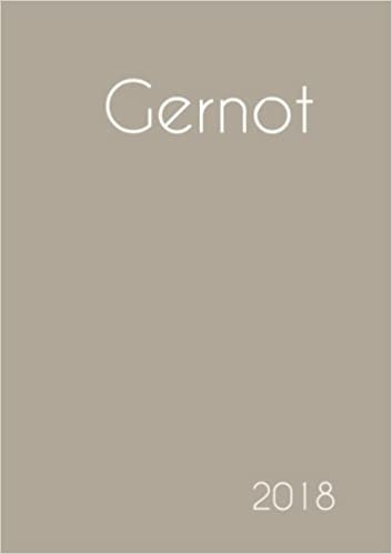 okumak 2018: Namenskalender 2018 - Gernot - DIN A5 - eine Woche pro Doppelseite