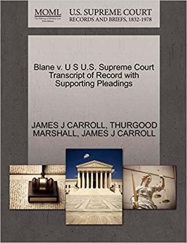 okumak Blane v. U S U.S. Supreme Court Transcript of Record with Supporting Pleadings