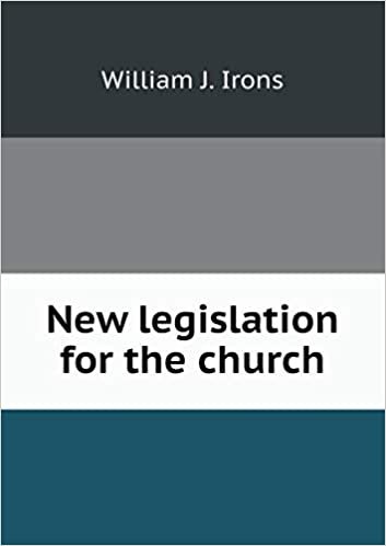 okumak New legislation for the church