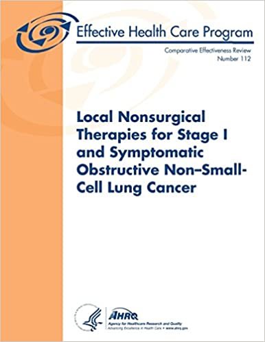 okumak Local Nonsurgical Therapies for Stage I and Symptomatic Obstructive Non-Small-Cell Lung Cancer: Comparative Effectiveness Review Number 112