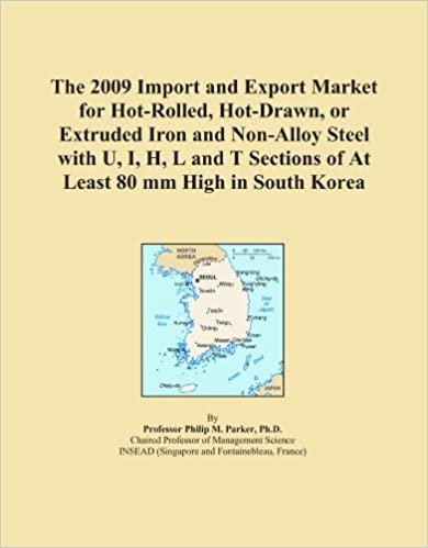okumak The 2009 Import and Export Market for Hot-Rolled, Hot-Drawn, or Extruded Iron and Non-Alloy Steel with U, I, H, L and T Sections of At Least 80 mm High in South Korea