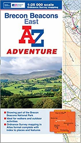 okumak Brecon Beacons (East) Adventure Atlas