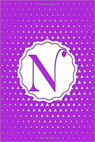 okumak N Cute Initial Monogram Letter N College Ruled Notebook With Purple Color Lined Notebook/Journal 120 Pages University Graduation gift: Black and white ... Initial Journal, Monogrammed Notebook,
