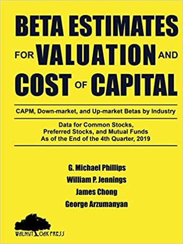 okumak Beta Estimates for Valuation and Cost of Capital, As of the End of the 4th Quarter, 2019