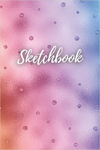 okumak Rainbow Foil Sketchbook: &quot;6X9&quot; 100 Blank Page Beautiful Unisex Rainbow Foil Glossy Cover Sketchbook/Rainbow Sketchbook For Kids And Adults