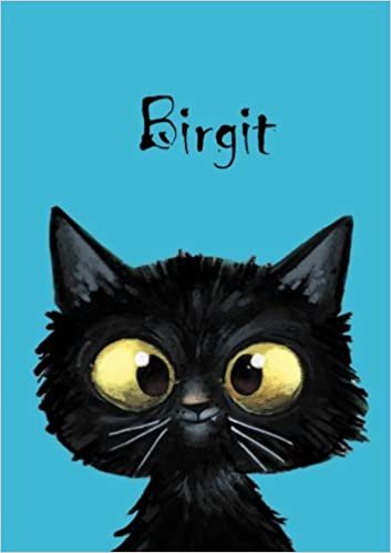 okumak Birgit: Birgit - Katzen - Malbuch / Notizbuch / Tagebuch: A5 - blanko