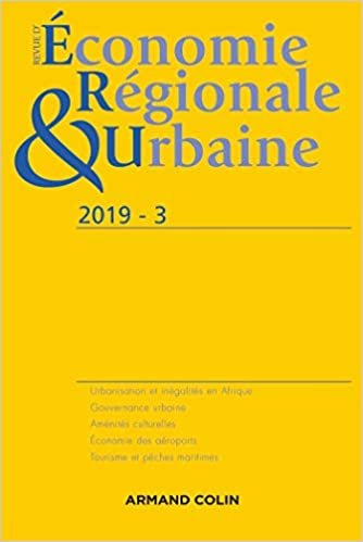okumak Revue d&#39;économie régionale et urbaine n° 3/2019 Varia: Varia