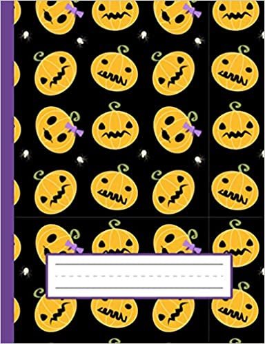 okumak Pumpkins, Spiders - Halloween Primary Story Journal To Write And Draw For Grades K-2 Kids: Standard Size, Dotted Midline, Blank Handwriting Practice Paper With Picture Space For Girls, Boys