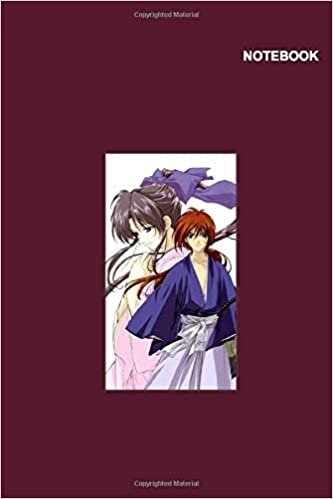 okumak Rurouni Kenshin Wandering Samurai notebook for kids and s: College-Ruled sketchbook for student, 110+ Pages, (6 x 9 inches) Large, Rurouni Kenshin Wandering Samurai Pink Notebook Cover.