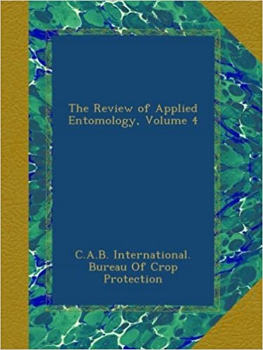 okumak The Review of Applied Entomology, Volume 4